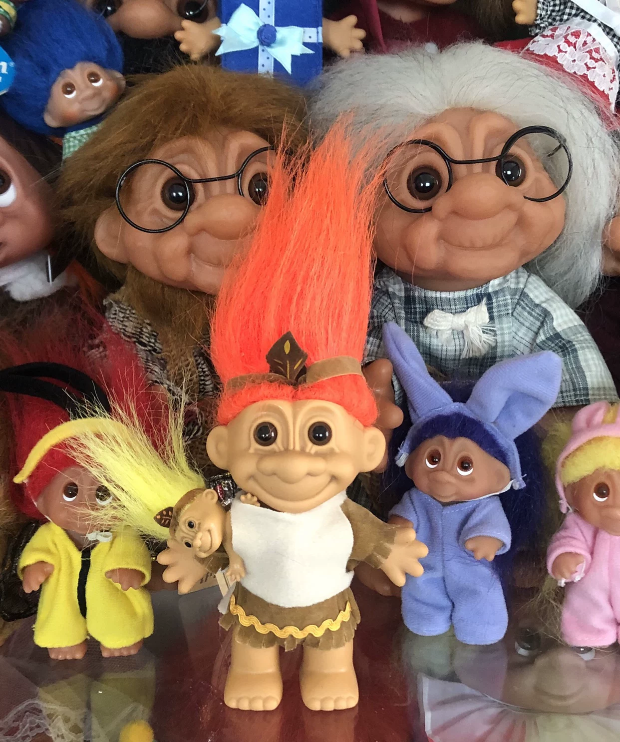 Кукла-демон Troll Doll антикварная фигурка 11 см