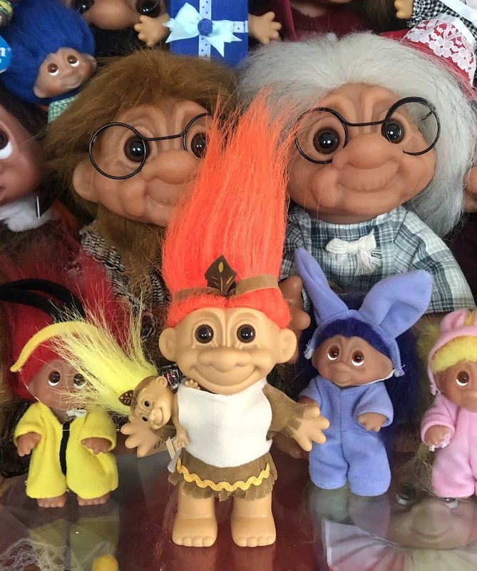 Кукла-демон Troll Doll антикварная фигурка 11 см