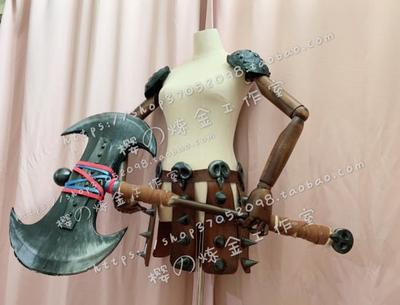 taobao agent COS item tampered dragon master Assude ax skirt armor armor weapon equipment