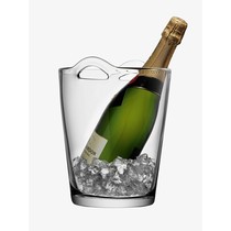British imported LSA light luxury Penang bucket Ice bucket Transparent glass ice bucket European red wine champagne ice container