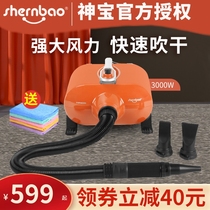 Shenbao water blower 3000F Dog cat pet large dog hair dryer Golden retriever Satsuma high-power mute