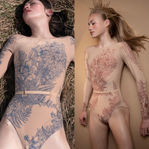 Leading show Just A Corpse imported ballet dance long-sleeved form suit JAC yoga practice uniform