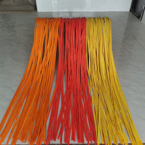 Colorful bamboo strips bamboo silk thin bamboo students DIY bamboo weaving materials floral gardening decoration wedding arrangement