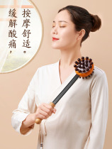 Hammer Back Theorizer Knocks Massage Hammer Wood Meridians Massage Sticks Handheld Pat slapped neck and shoulder Back hammer Shoulder Fitness