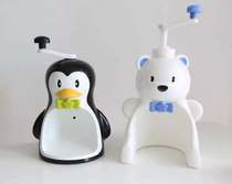 24 hours delivery domestic spot Japanese food grade resin Penguin little white bear crushed ice shaved ice shaved ice machine Manual