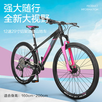 Shanghai permanent brand mountain bike 29 inch oil disc brake variable speed cross-country mens bicycle large wheel group FM075 long distance