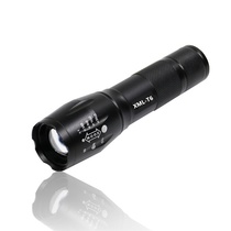 Waterproof LED rechargeable flashlight 18650 battery T6 flashlight Five-speed dimming flashlight Riding flashlight