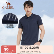 Camel sport speed dry POLO-shirt for men 2022 Summer couples Short sleeves T-shirt Leisure half sleeves Turtlenecks Women