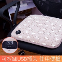 Heated seat cushion Office outdoor car seat cushion Electric heating heating pet pad usb plug-in pillow