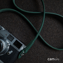 cam-in retro handmade cowhide micro single camera strap Leather shoulder strap Sony Leica Fuji X100V