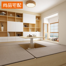 Shangpin home delivery study room Overall tatami bed bookcase integrated small room transformation Tatami lifting table customization