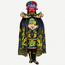 Face-changing costumes Sichuan opera face full set of costumes to send face-changing teaching face-changing props face-changing big dragon embroidery costume