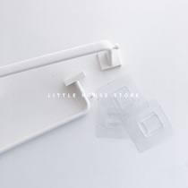 Little House) Stick-on * Nail-free storage rod Storage Rod Towel rack 1pc