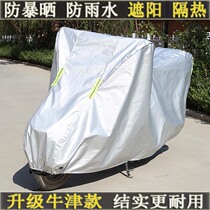 Green foal electric car motorcycle scooter clothing car cover rain-proof sun protection anti-dust shading umbrella rain cloth rain cover cloth
