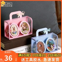 Childrens toys 3D three-dimensional puzzle little girl girl gift handmade wooden model puzzle 6-7 8 9 10 years old