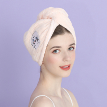 Meng pet than bear sauce embroidery dry hair cap absorbent quick-drying thick shower cap wipe hair towel dry hair towel wash headscarf
