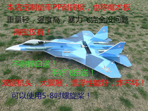 Style model model airplane fixed wing waist push electric remote control aircraft T50 fighter magic board PP board Drop resistance