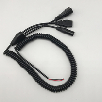  Electric vehicle fast charging station Community coin charging pile output cable 5 meters thick copper spring power cord