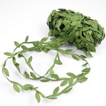 Simulation leaf wreath decoration accessories cloth green leaf rattan leaf simulation flower green plant DIY plant vine