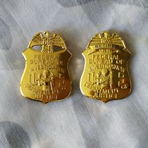 American Metal Badge Federal Badge Numismatic Clip Small Size Badge Pure Copper