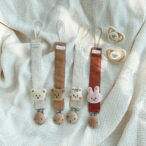 LLK | South Korea Dottodot baby pacifier anti-drop chain clip cartoon doll baby gum anti-drop rope