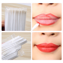  Disposable lip brush 50 pieces flocking pp lip stick solid lip gloss brush B0517 lipstick makeup brush