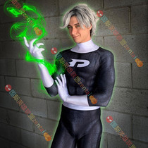 Halloween adult childrens anime Danny Phantom Cosplay one-piece tights role play zentai suit