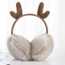 earmuff warm earmuff female winter warm earmuff cold-proof earmuff retractable cute earmuff Christmas antler earmuff