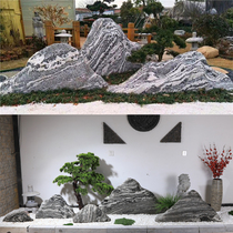 Quyang manufacturers a large number of snow wave stone landscape stone slices combination Taishan stone artificial mountain stone courtyard indoor new Chinese