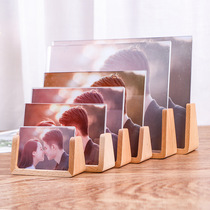 Eurostyle solid wood U type desktop photo frame swinging table propaganda poster frame acrylic 5678 10 11 inch frame