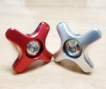 Little red umbrella M6 aluminum alloy Plum Blossom hand screw luxury hand screw screw CNC processing Replaceable Head