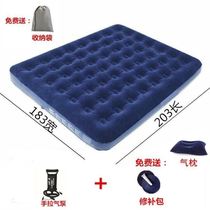 Air cushion bed double household enlarged inflatable bed single lunch break folding mattress lazy outdoor portable bed waterproof 1m