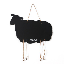 Creative wooden mini small animal blackboard message board kindergarten mobile push-pull hanging children blackboard