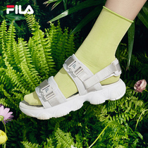 FILA FILA official sports sandals female velcro 2021 summer new lightweight beach shoes men breathable slippers