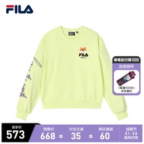 FILA x Pepe Shimada FILA Official Womens Pullover Sweater 2021 Autumn Womens Pullover