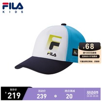FILA KIDS FILA childrens baseball cap mens and womens childrens hats 2021 autumn sun visor primary school student cap