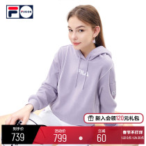 FILA FUSION Feller 2022 Spring New Polar Fleece Sports Loose Hoodie Women