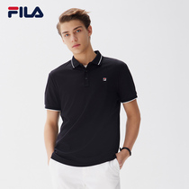 FILA Fila official mens short-sleeved polo shirt 2021 summer new versatile fashion business polo shirt