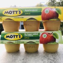 US imported Mote applesauce motts applesauce plain no added sugar 666G