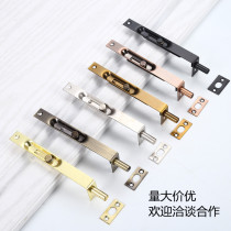 Stainless steel dark bolt 45681012 inch double door burglar fire door engineering up-and-down lock bolt heaven and earth dust proof cylinder