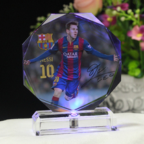 Messi Ronaldo Neymar hand-made football souvenirs Fans send boys brothers photos diy custom birthday gifts