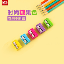 Chenguang stationery mini pencil sharpener single hole pencil sharpener Pencil sharpener Durable manual primary school students with twisted stripping drill pen knife pencil sharpener Portable small compact portable portable pen sharpener