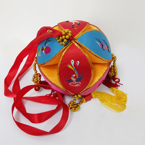 Guangxi characteristic crafts ethnic style Zhuang hydrangea 15cm Jingxi travel gift home accessories mascot
