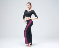 Connie square dance sports pants ladies dance pants micro-horn practice pants loose dance pants yoga trousers