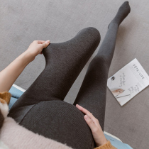 Pregnant womens leggings autumn and winter wear pregnant womens stockings thin spring and autumn belly pants socks leggings socks plus Velvet