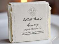 Spot imported natural organic ginseng white orchid anti-release and growth-promoting shampoo soap 135g thin dry hair