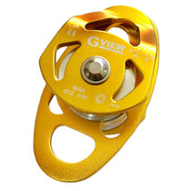 GVIEW P130 TWIN NEW Rescue swing side-by-side double pulley Transport Climbing pulley