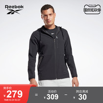 Reebok Reebok official men GJ6416 leisure comfort vitality fitness basic training sports jacket