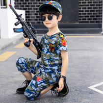 Children Summer short sleeves Camouflak Clothing Navy Suit Boys Military Training Summer Students Summer Camp Special Soldiers Out of Costume