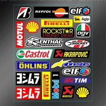 Motorcycle motorcycle accessories Reflective sticky paper sponsor AGV CALF MOTULF Marquez No 93 Waterproof sticker